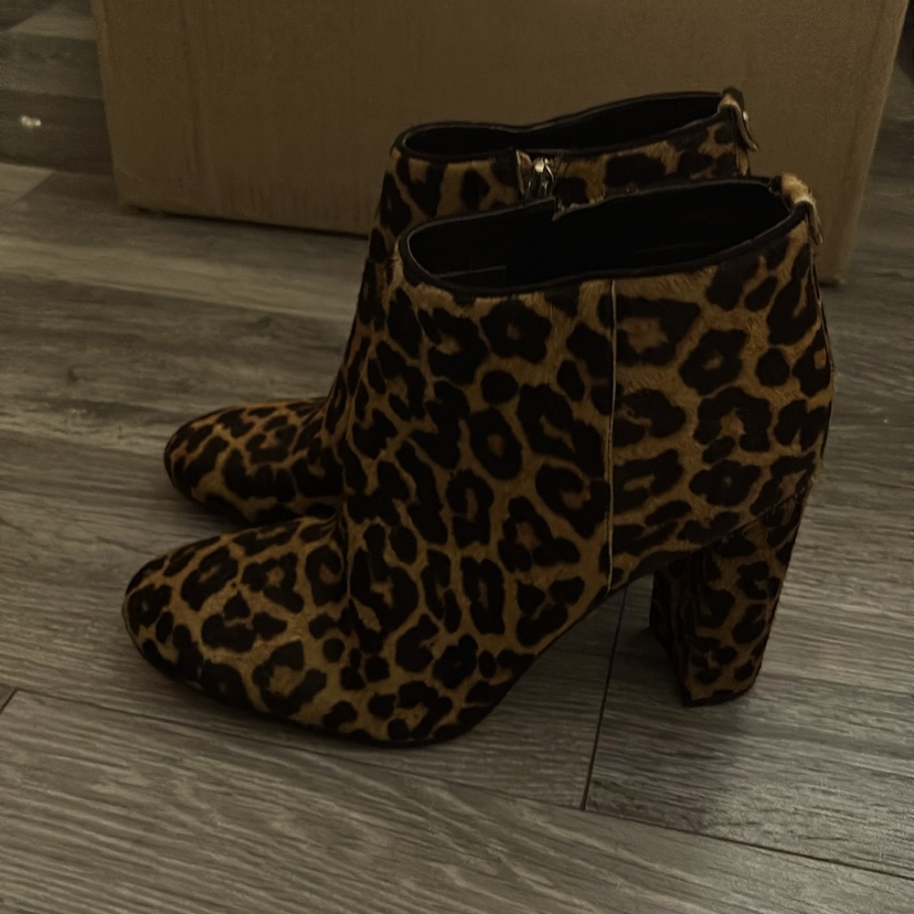 Sam Edelman Calf Hair Booties, Size 11